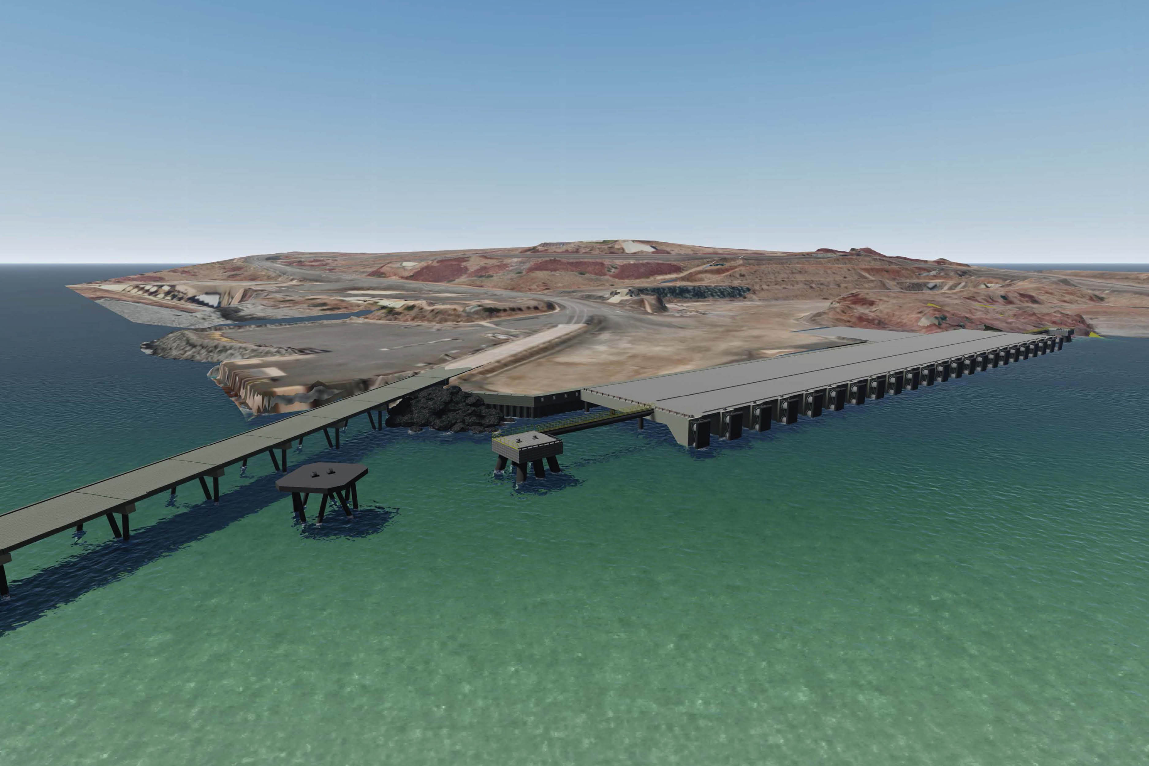 Clough awarded the Design and Construction contract for the Dampier Bulk Handling Facility image